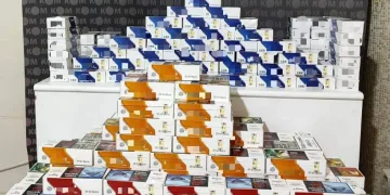 Sahte bandrollü 33 bin 200 adet makaron ele geçirildi