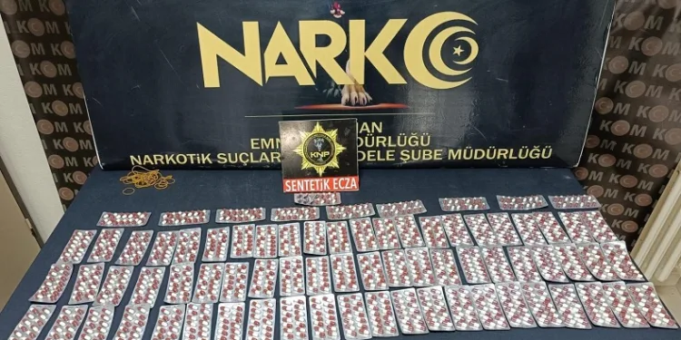 Karaman’da sentetik hapla yakalanan 1 kişi tutuklandı