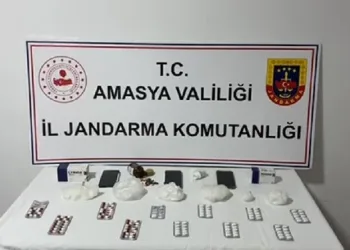 Amasya’da jandarmadan uyuşturucu operasyonu