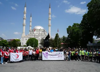 Iğdır’da Anneler Günü için pedal çevirdiler
