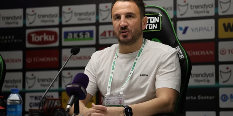Konyaspor Teknik Direktörü Ali Çamdalı: “Bu sezonun en iyi 45 dakikasını oynadık”