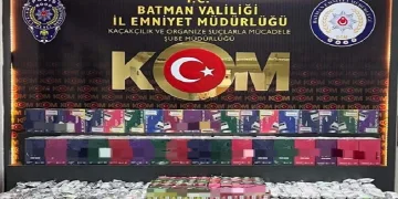 Batman’da bin 120 adet kaçak elektronik sigara ele geçirildi