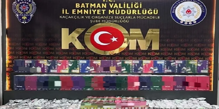 Batman’da bin 120 adet kaçak elektronik sigara ele geçirildi