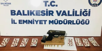 Bandırma’da üzeri aranan şahıs uyuşturucu deposu çıktı