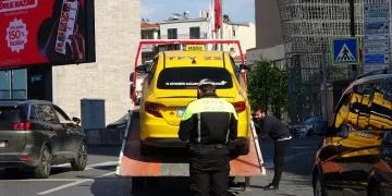 Taksilere araç içi kamera denetimi