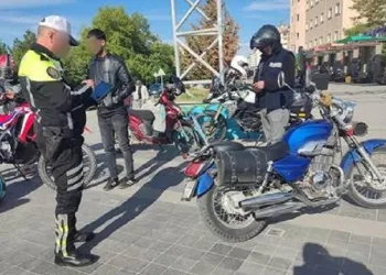 Yaya bölgelerinde motosiklet ve motorlu bisiklet kullanan 47 sürücüye ceza kesildi