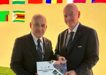 Türkiye Futbol Federasyonu Başkanı Mehmet Büyükekşi, FIFA Başkanı Gianni Infantino ile bir araya geldi