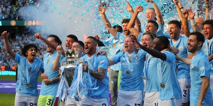 Manchester City, üst üste 4. kez şampiyon