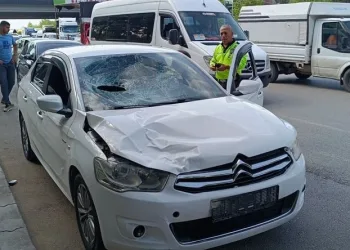 Otomobilin çarptığı yaya ağır yaralandı