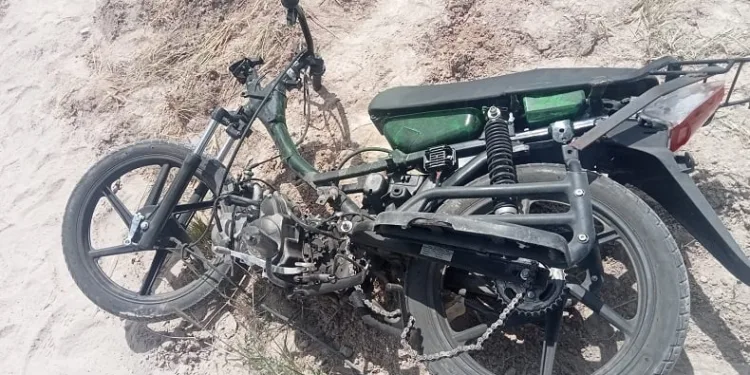 Motosiklet hırsızı önce kameraya sonra polise yakalandı