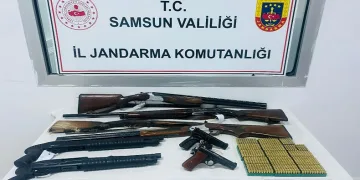 Jandarma ekiplerinden silah ve mühimmat operasyonu
