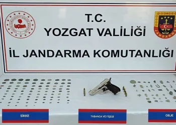 Yozgat’ta Roma Dönemi ait 96 sikke ve 44 obje ele geçirildi