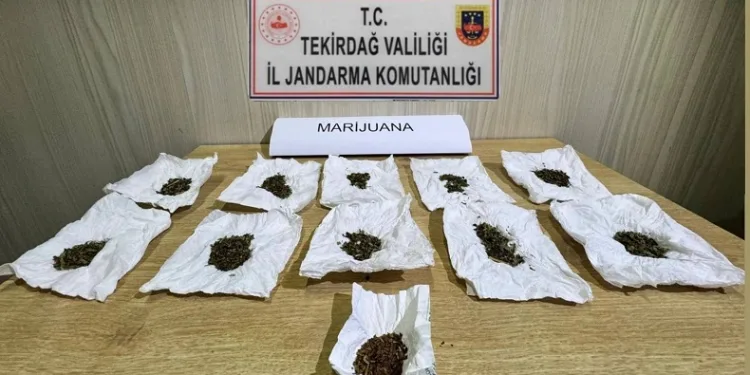 Tekirdağ’da 5 kişi uyuşturucudan yakalandı