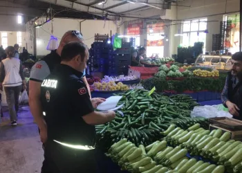 Orhangazi pazar yerinde sıkı denetim