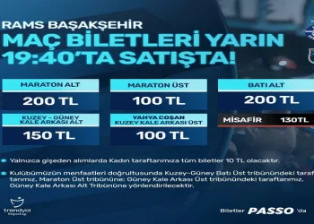 Y. Adana Demirspor – RAMS Başakşehir maçının biletleri satışa çıktı