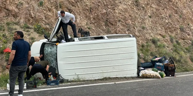 Kemah’ta trafik kazası: 1 yaralı
