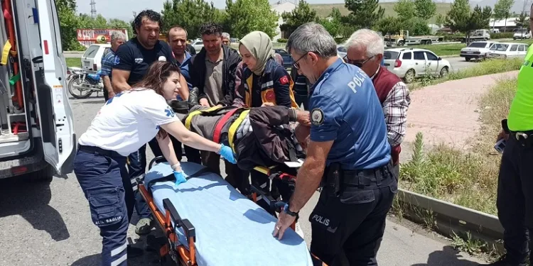 Konya’da motosiklet kazası