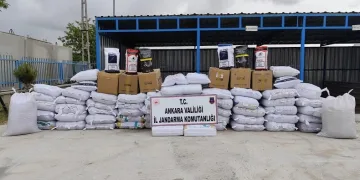 Ankara’da 3 milyon 825 bin liralık kaçak tütün ele geçirildi