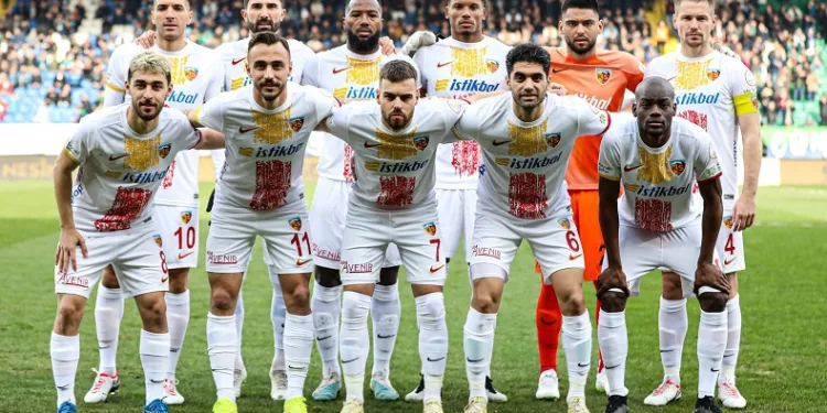Kayserispor iç sahada 26 puan topladı
