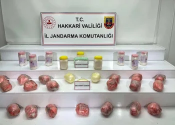 Hakkari’de 34 kilo 638 gram uyuşturucu ele geçirildi