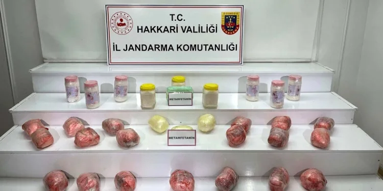 Hakkari’de 34 kilo 638 gram uyuşturucu ele geçirildi