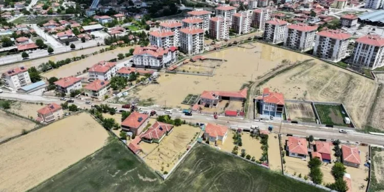 Selin vurduğu Alaca havadan görüntülendi