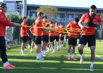 Ümit Milli Takım, İskoçya maçı hazırlıklarına başladı