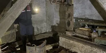 Define avcıları çukurda böyle yakalandı