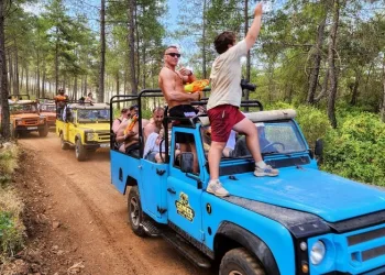 Marmaris’te kolluk kuvvetlerinden Jeep safarilere sıkı denetim