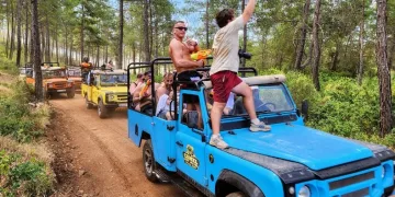 Marmaris’te kolluk kuvvetlerinden Jeep safarilere sıkı denetim