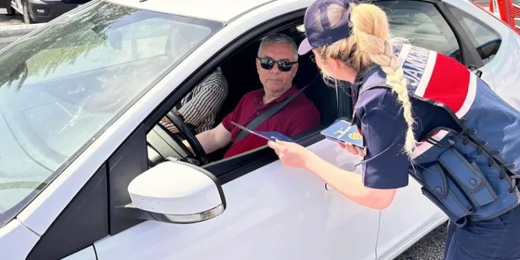 Kırklareli’nde trafik denetimi