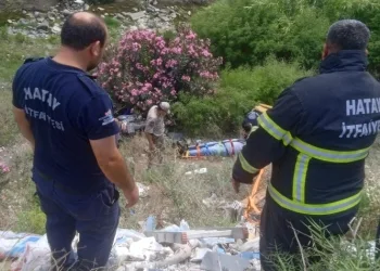 Hatay’da motosiklet uçuruma yuvarlandı: 1 yaralı