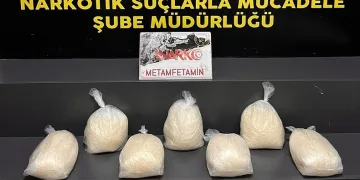 İzmir’de 7 kilo metamfetamin ele geçirildi