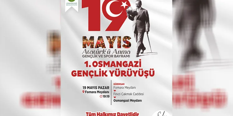 19 Mayıs Osmangazi Gençlik Yürüyüşü