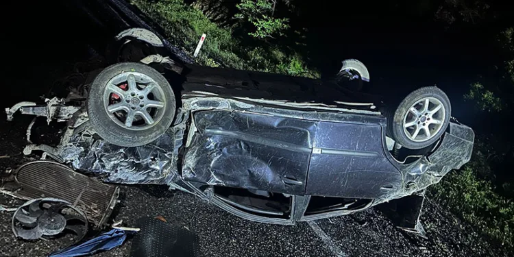 Elazığ’da otomobil takla attı: 1 ölü