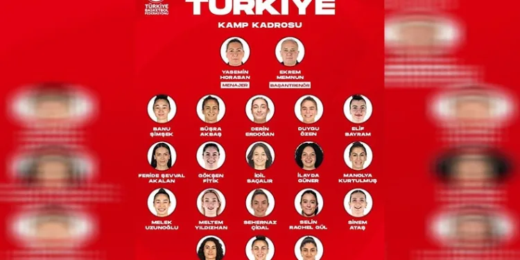 A Milli Kadın Basketbol Takımı’nın kamp kadrosu belli oldu