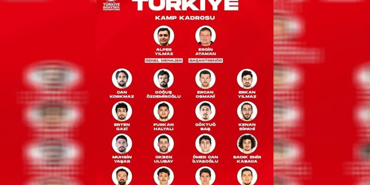 A Milli Erkek Basketbol Takımı’nın kamp kadrosu belli oldu