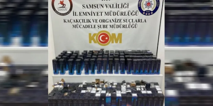 Samsun’da 210 adet gümrük kaçağı elektronik termos ele geçirildi