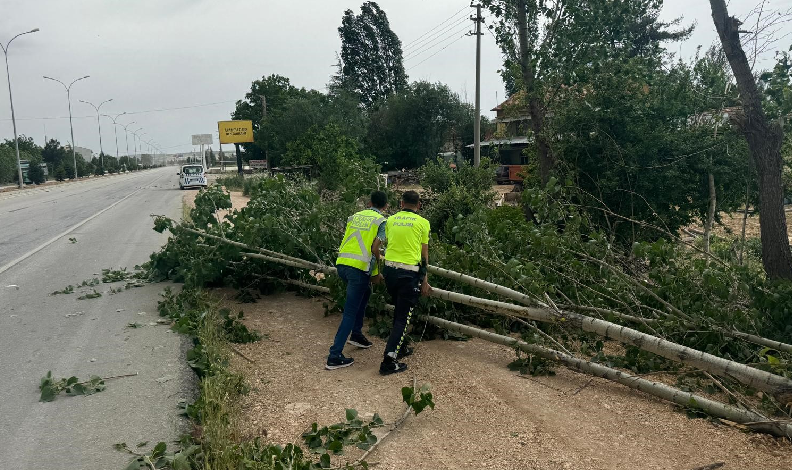 Afyonkarahisar’da kötü hava şartları hayatı olumsuz etkiledi