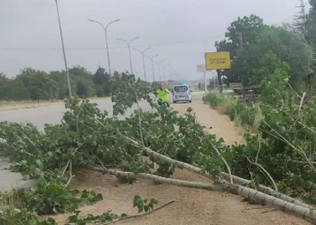 Afyonkarahisar’da kötü hava şartları hayatı olumsuz etkiledi