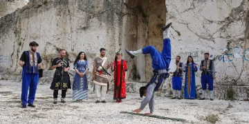 Urartuların kalesinde Urartu konulu oyun