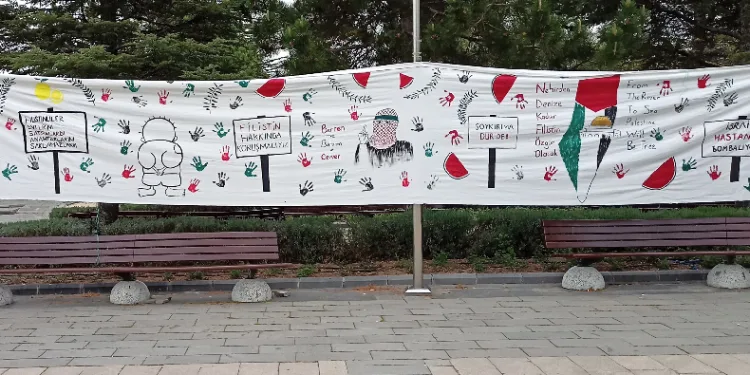 Gazze’deki soykırıma barışçıl tepki