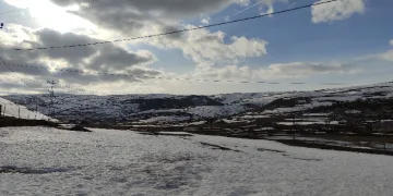 Ardahan’da bahar ve kış bir arada