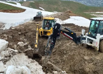 Berçelan’daki su çalışması 3. gününde