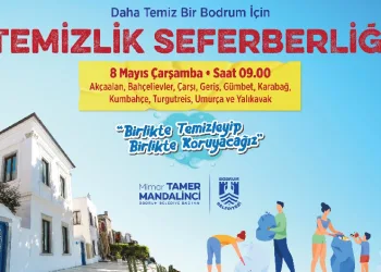 Bodrum genelinde temizlik başlatılıyor