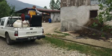 Akyazı’da sinek ve larva mücadelesi