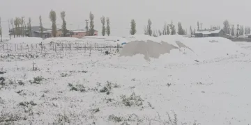 Özalp mayıs ayında kışı yaşadı