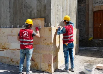 Cedidiye Cami meydanla bütünleşiyor