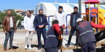 Park ve oyun alanı tamamlanıyor