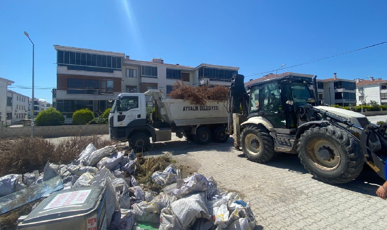Ayvalık’ta genel temizlik yapılıyor